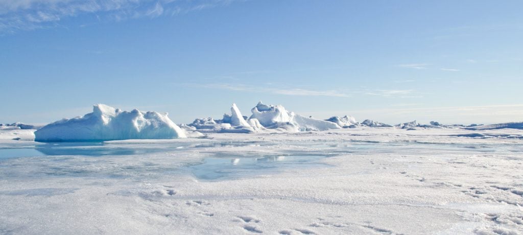 The geographic North Pole the geographic North Pole
