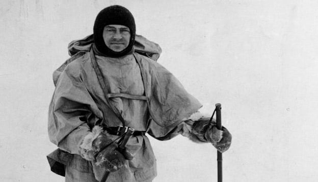 British explorer Robert Falcon Scott during his doomed expedition to the Antarctic, circa 1912. Photo Credit: Hulton Archive British explorer Robert Falcon Scott during his doomed expedition to the Antarctic, circa 1912. Photo Credit: Hulton Archive