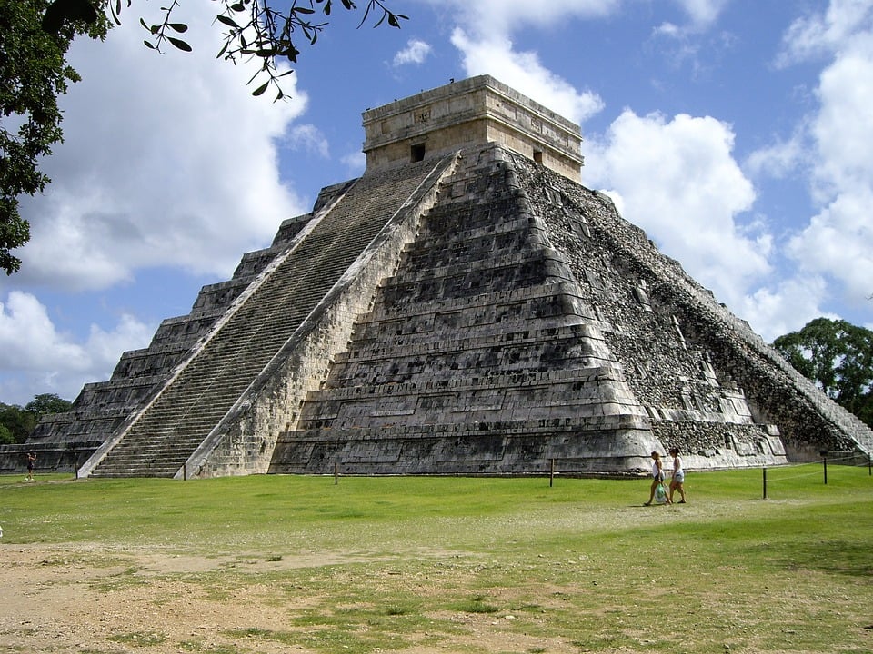 ancient ruin of the Chichen Itza in mexico ancient ruin of the Chichen Itza in mexico