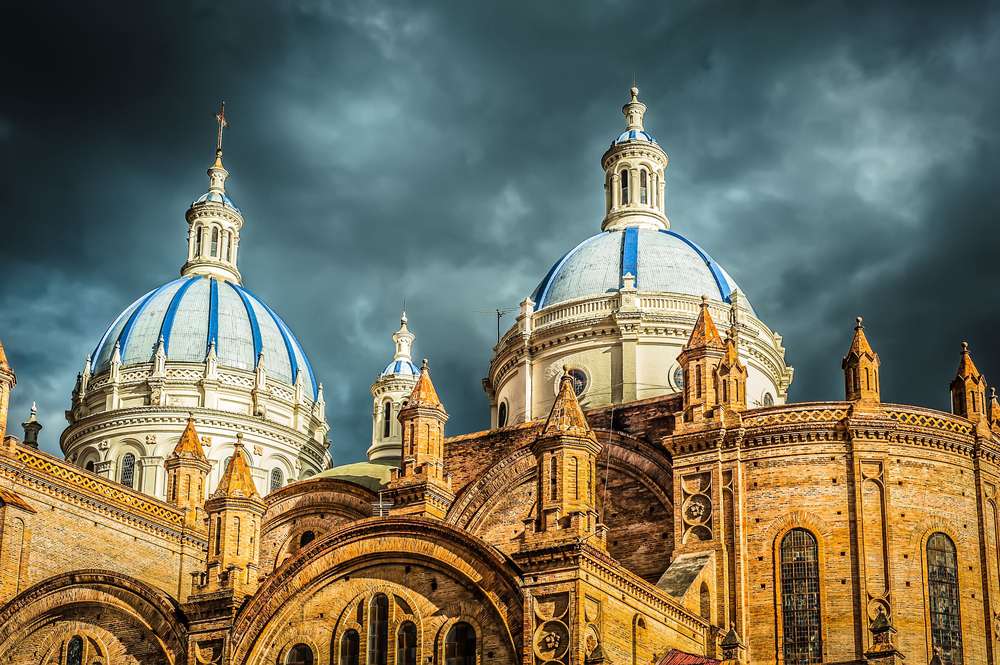 Beautiful church in Cuenca, Ecuador. Beautiful church in Cuenca, Ecuador.