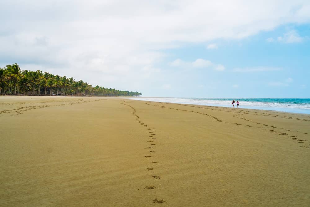 Beach of Portete near Mompiche Beach of Portete near Mompiche