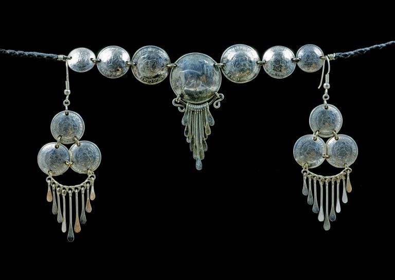 Beautiful old silver necklace credit shutterstock Beautiful old silver necklace credit shutterstock