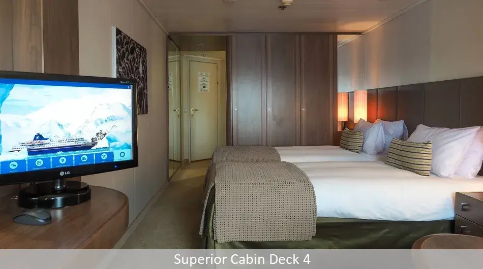 Deck 4 Superior 2 Deck 4 Superior 2 Cabin Interior