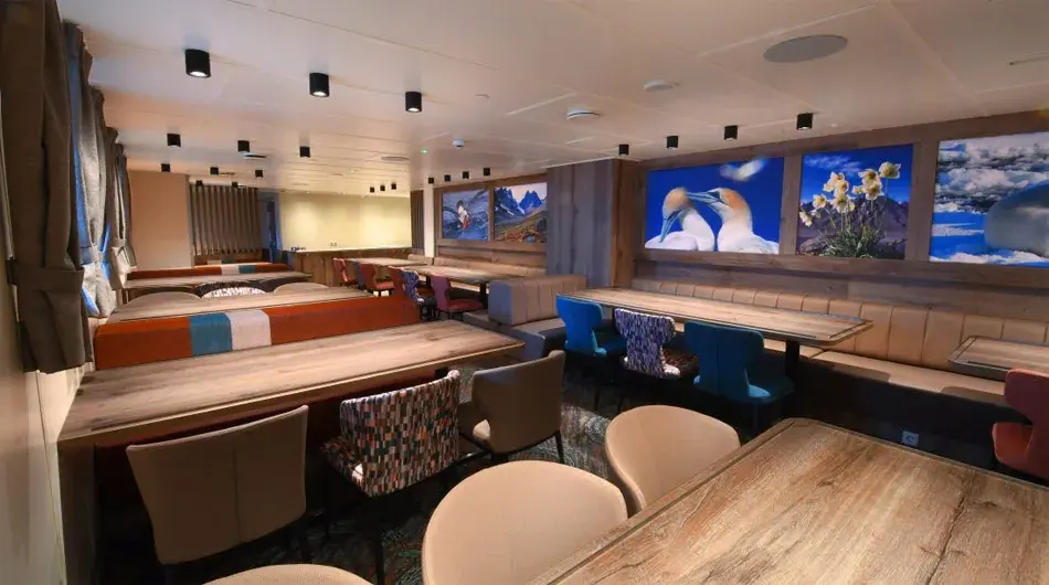 Ortelius Dining Room: ctsy of Oceanwide Expeditions Ortelius Dining Room
