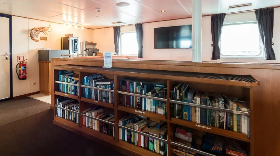 Ortelius Library: ctsy of Oceanwide Expeditions Ortelius Library