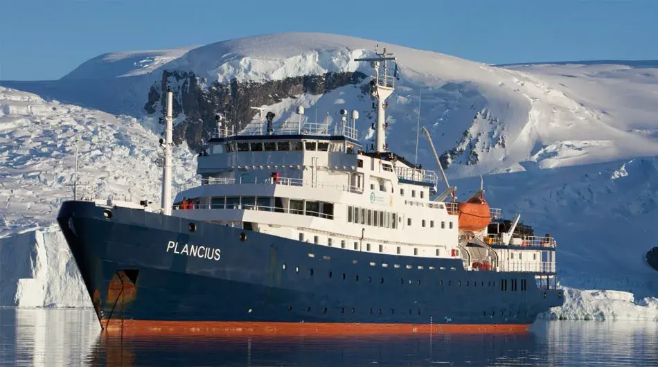 Plancius exterior: ctsy of Oceanwide Expeditions Plancius exterior