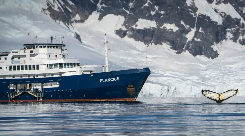 Plancius exterior: ctsy of Oceanwide Expeditions Plancius outside