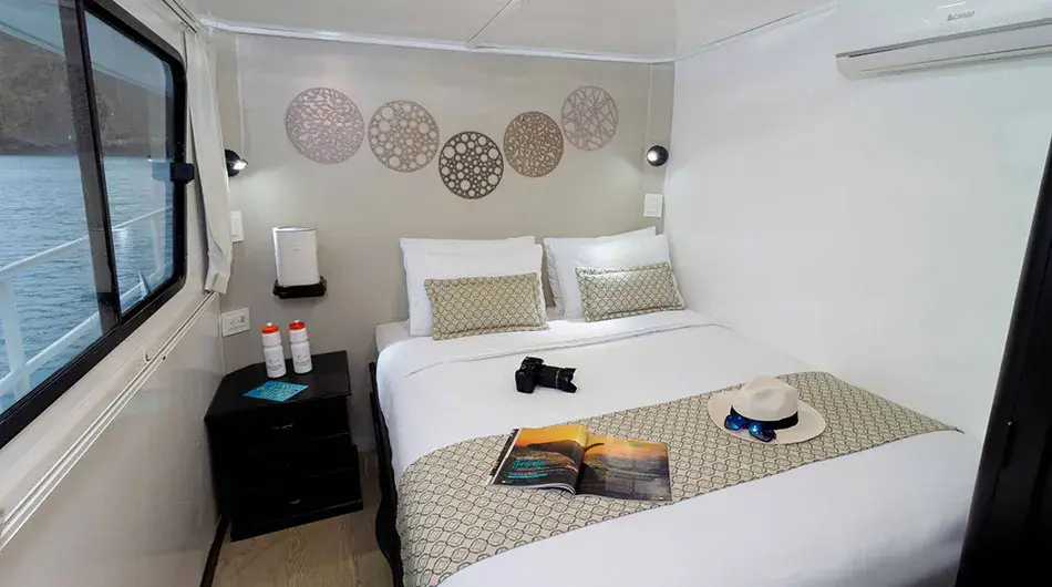 Monserrat Galapagos Cruise Ship - Upper Deck Double Cabin Monserrat Galapagos Cruise Ship - Upper Deck Double Cabin