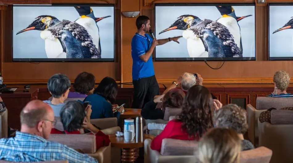 Sea Spirit Presentation Lounge: ctsy Poseidon Expeditions Sea Spirit Presentation Lounge