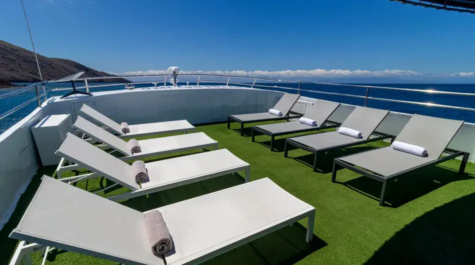 Monserrat Galapagos Cruise Ship - Sundeck Monserrat Galapagos Cruise Ship - Sundeck