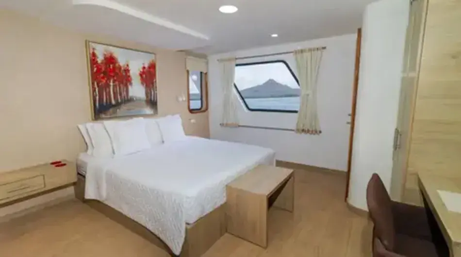 Grand Queen Beatriz Galapagos Cruise - Upper Front Cabin Double Grand Queen Beatriz Galapagos Cruise - Upper Front Cabin Double