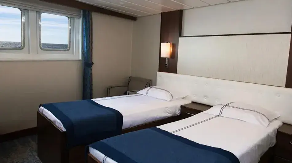 M/S Expedition Deluxe Cabin M/S Expedition Deluxe Cabin Interior