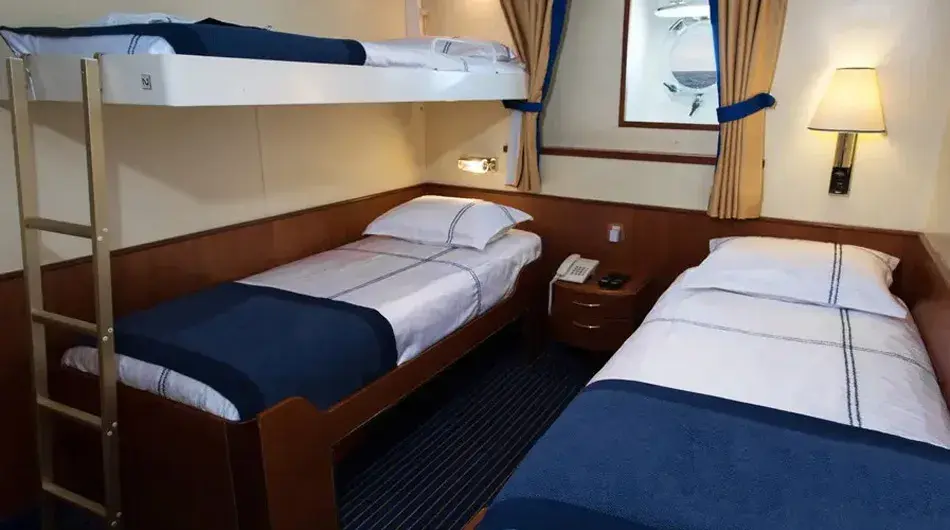 M/S Expedition Triple Cabin M/S Expedition Triple Cabin Interior