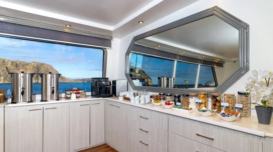 Horizon Trimaran Dining Area Horizon Trimaran Dining Area