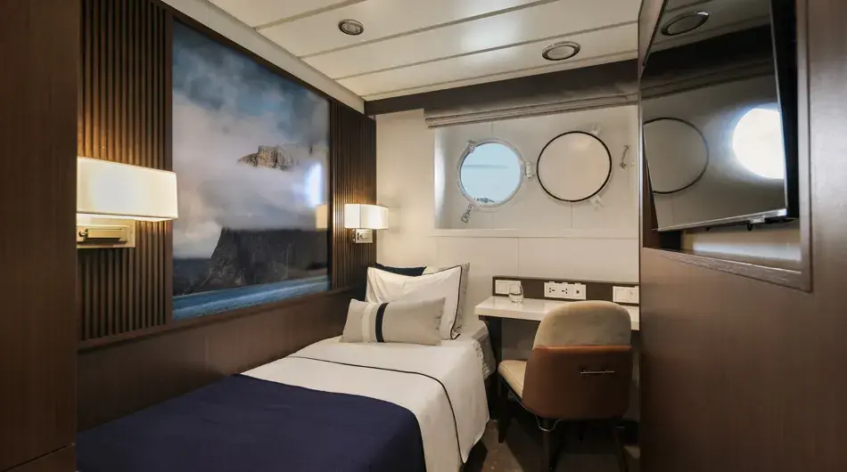 Douglas Mawson Aurora Stateroom Single Douglas Mawson Aurora Stateroom Single