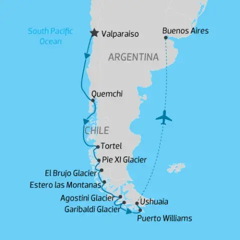 Chile_Pia-Glacier-hero.jpg Cruise itinerary map of Chilean Patagonia and Argentina)