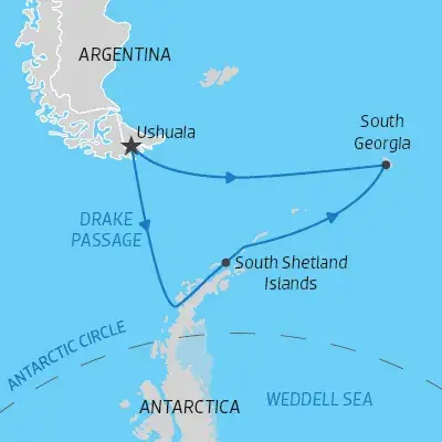 South-georgia-king-penguin-colony-hero.jpg itinerary map for expedition cruise from South America to South Georgia Island then to Antarctica)