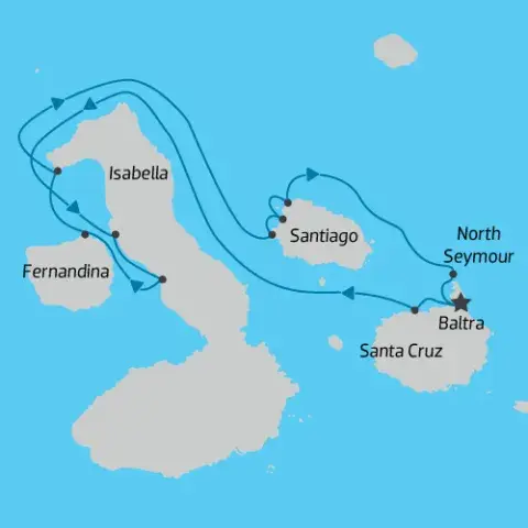 Galapagos_N-Seymour_Land-Iguana-hero.jpg Map of North West Galapagos Islands Cruise - Hermes )