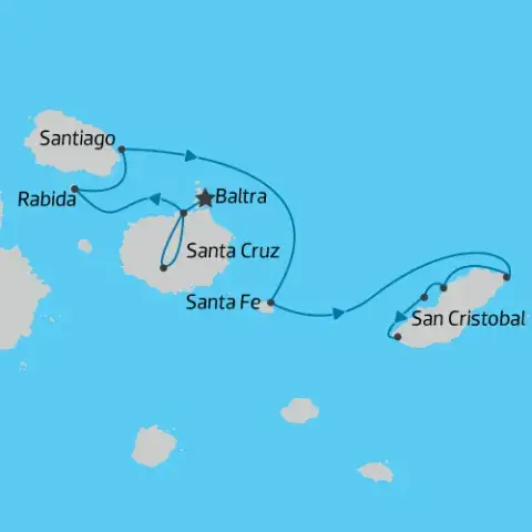 Galapagos_Rabida-coastline-hero.jpg Central & Eastern Galapagos Islands cruise Monserrat, Map)